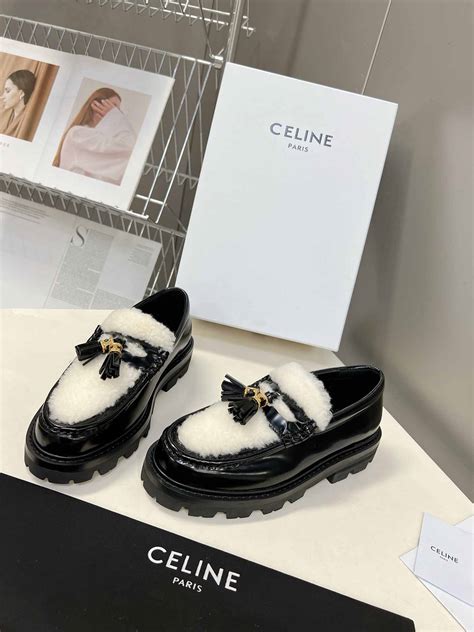 celine loafer women's|second hand fur celine sandals.